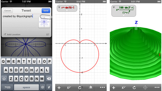 アプリ 数学の関数 グラフ学習に最適なアプリ Quick Graph It情報を発信していく人々